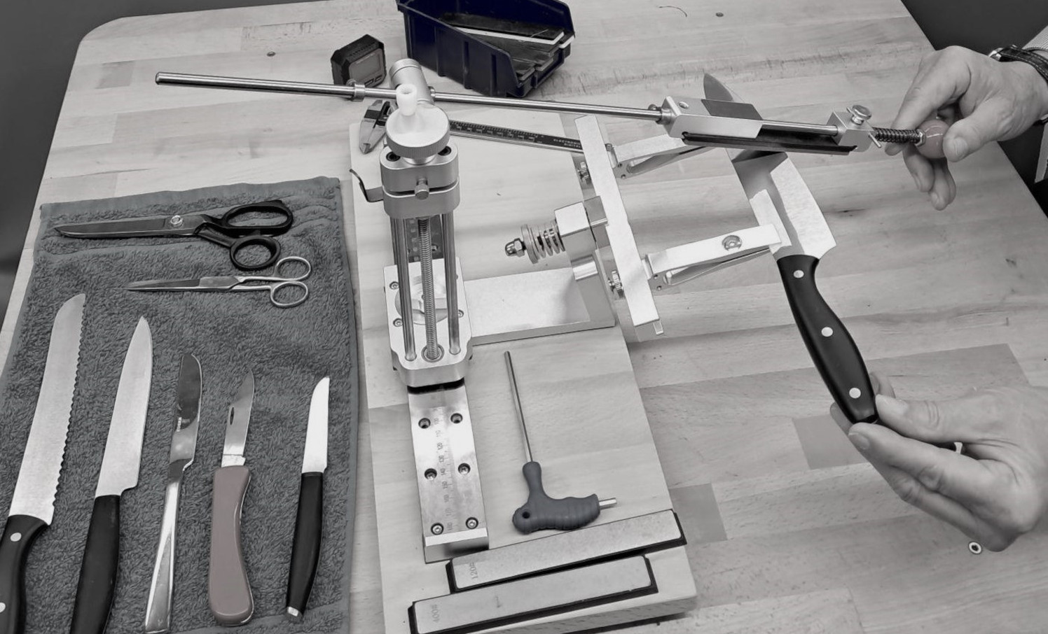 Fertigschliff von Hand polieren